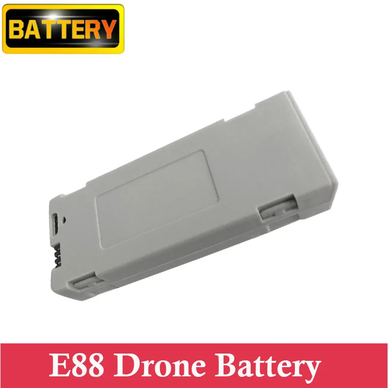 

For E88 Drone Battery 3.7V 1800mAh 15-17 Minutes Flight Time Lithium Battery RC Quadcopter Spare Battery