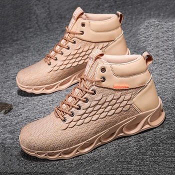 

New men's casual shoes sports running increase children's shoes 46 large size outdoor fashion trend light and comfortable 2020