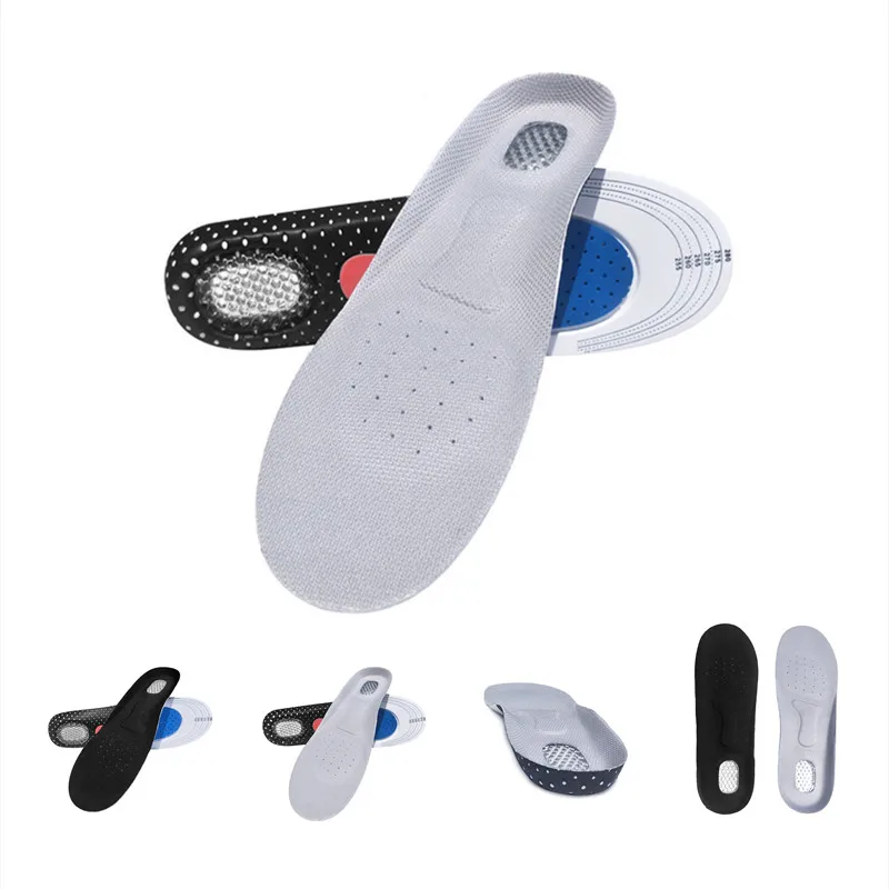 

Sports Damping Insole Men's Deodorant Sweat Absorbing Eva Air Cushion Insole Silicone Soft Sole Neutral Arch Support Insole