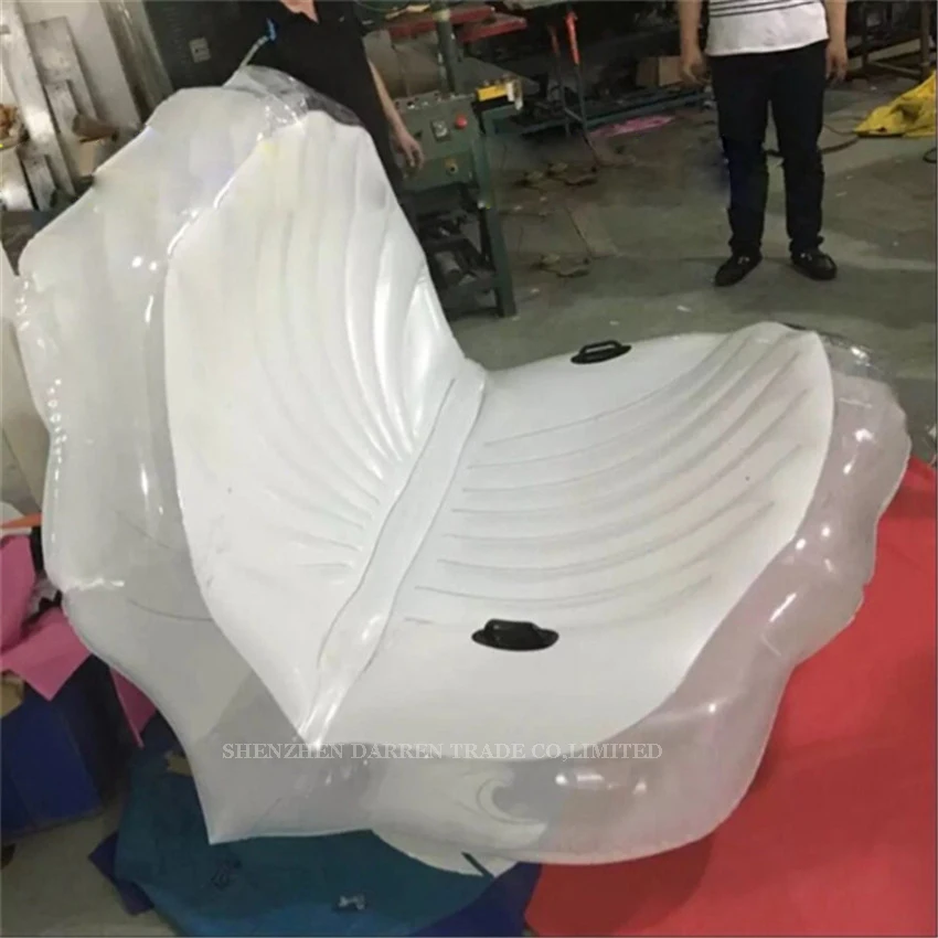 1PC PVC inflatable floating row chair shell pearl Scallop in Shell Child Inflatable Ride-On Pool Toy