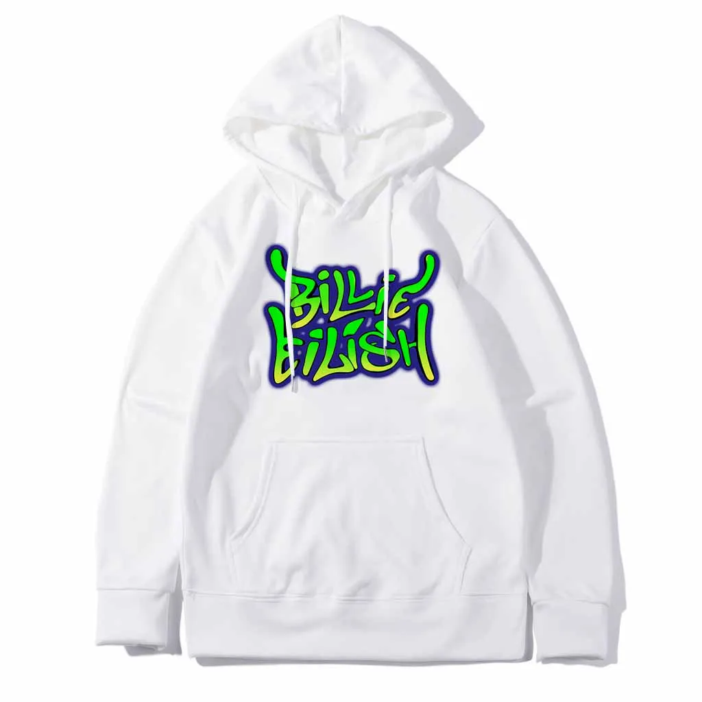 Billie Eilish Толстовка Зимние теплые уличная одежда в стиле хип-хоп летняя рубашка кофты одежда для пребывания на открытом воздухе для мужчин и женщин, Billy Idol