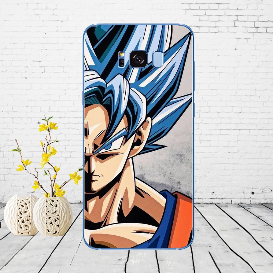 Мягкий силиконовый чехол для samsung Galaxy S6 S7 edge S8 S9 S10 plus A70 A50 чехол 79DD Dragon Ball z goku