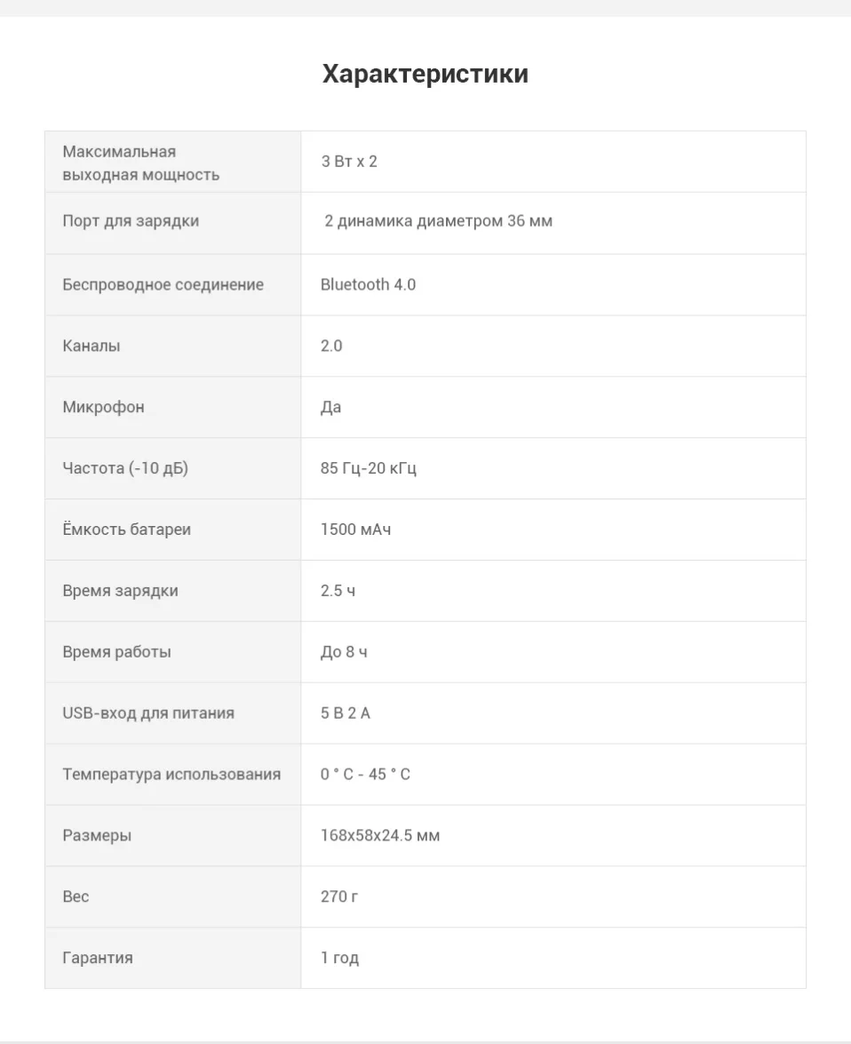 Xiaomi Mi Bluetooth Динамик
