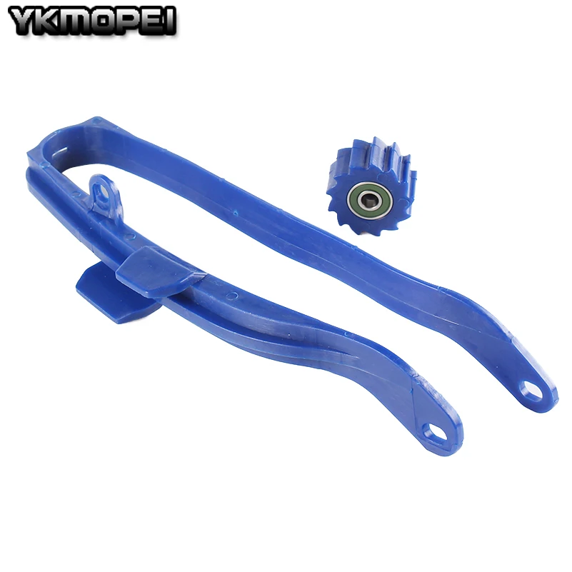 Синий слайдер цепи маятник руководство нижний ролик для WR250F- WR450F YZ250F YZ450F 2009- 09, 10, 11, 12, 13, 14, 15, 16 лет