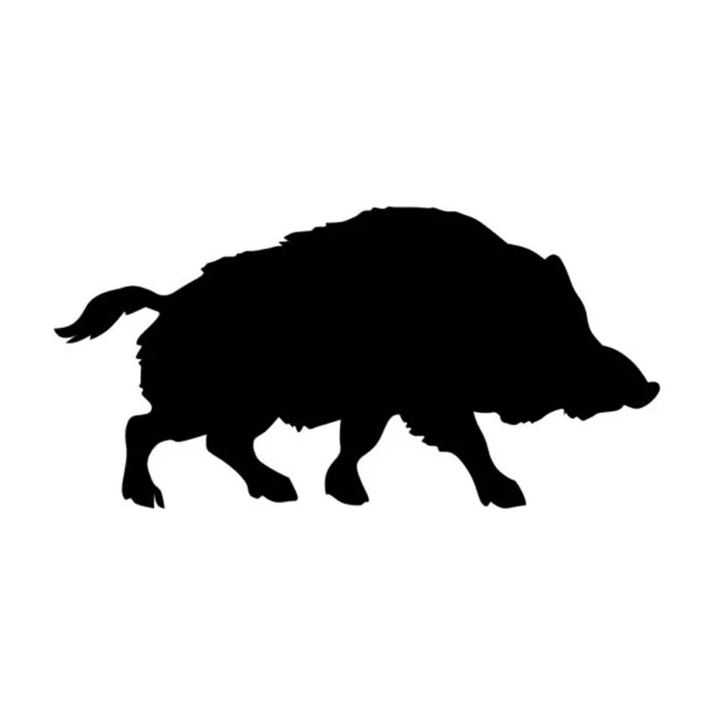Dawasaru Wild Boar Pig Car Sticker Personalized Sunscreen Decal Laptop Truck Motorcycle Auto Accessories Decoration PVC 15cm*7cm |