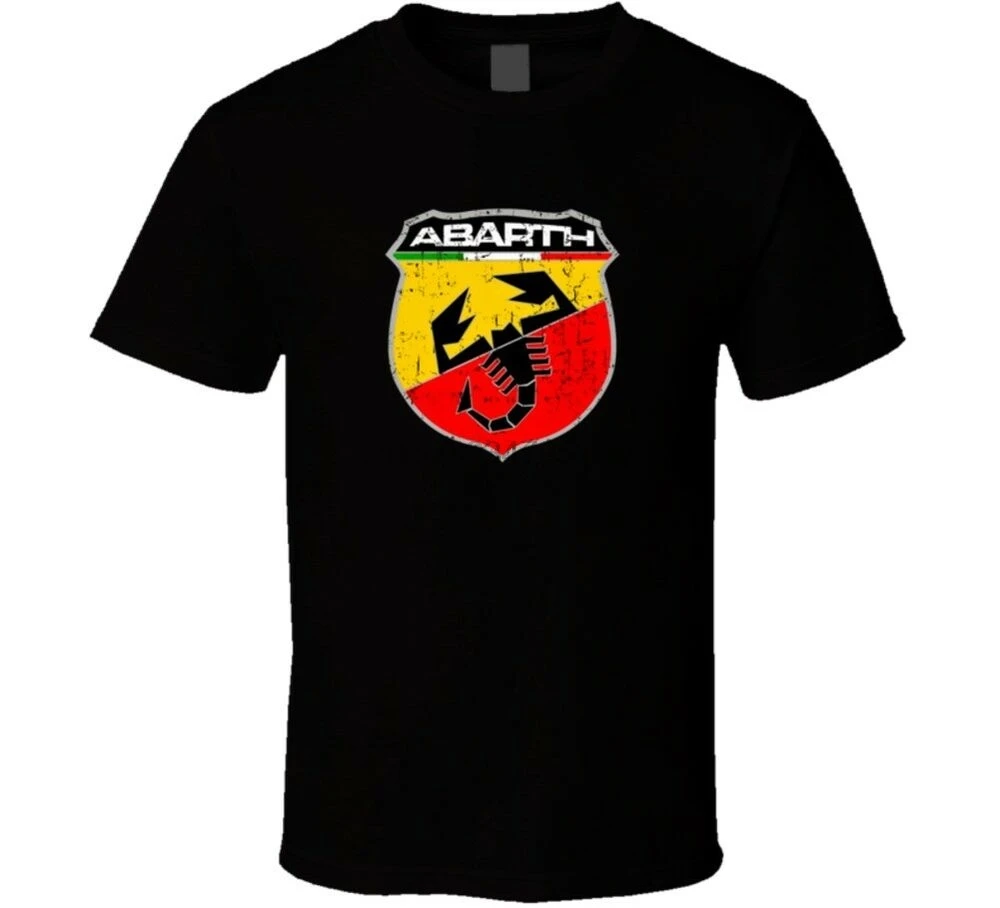 

Fiat 500 Abarth Emblem Automobile Car Parts Cool Brand Logo T Shirt