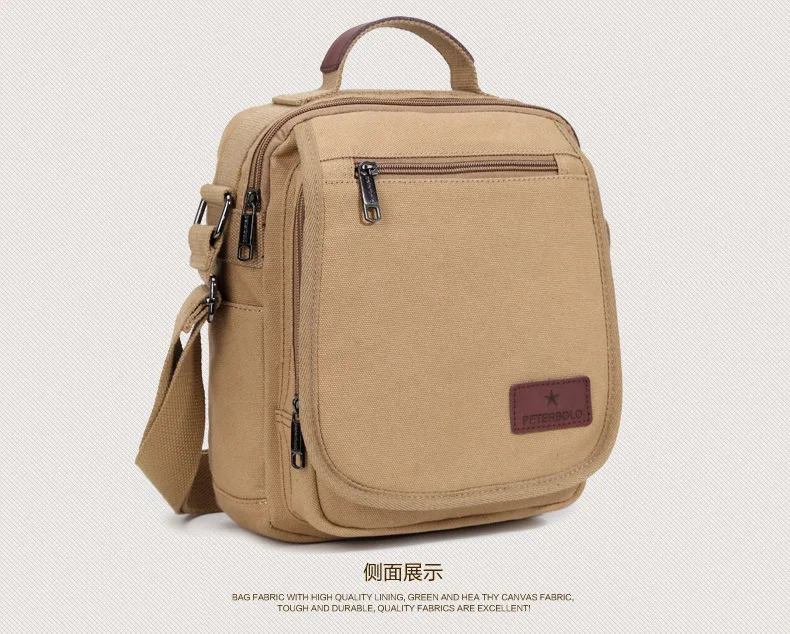 

2017 Korean-style New Style Men's Portable Toolkit Canvas Multi-functional Crossbody Bag BOY'S Retro Handbag