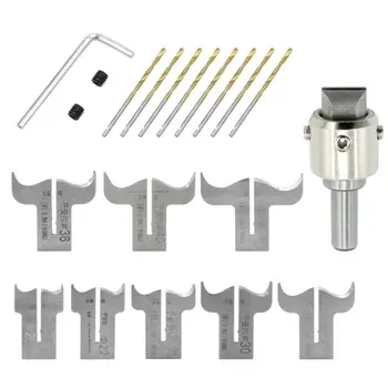 

20Pcs Lucky Buckle Beads Ball Knife Wood Milling Cutter for Wood Router Bit Carbide Router Woodworking for Peace Buckle