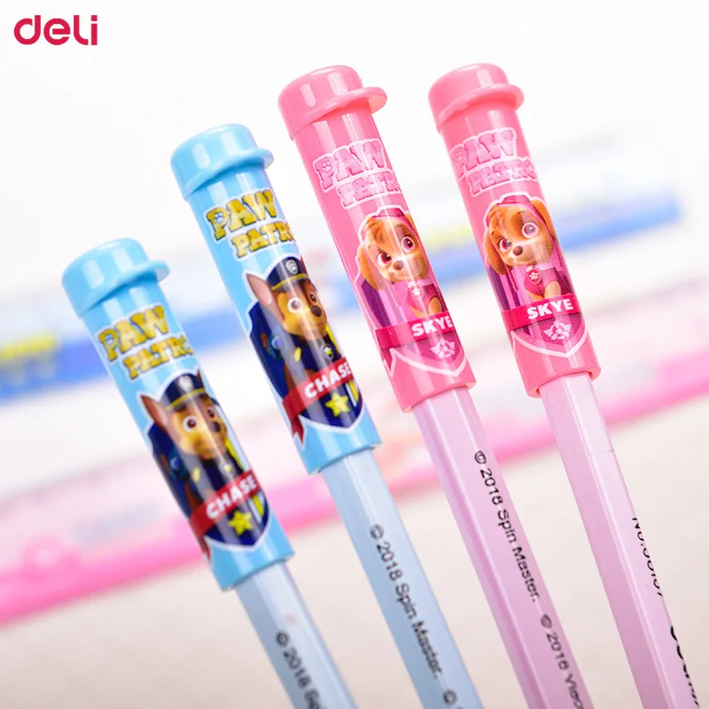Для кулинарно-деликатесной продукции Kawaii с принтом из мультфильма «Щенячий патруль канцелярские наборы для ухода за кожей 8 шт./компл. Студент Письменные принадлежности для рисования, милый школьный ластик карандаш Кепки с точилкой