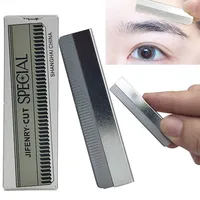 100pcs Stainless Steel Scraper Eyebrow Blade Knife Professional Razor Hair Blade Tattoo Eyebrow Trimmer Makeup Beauty Tools 1