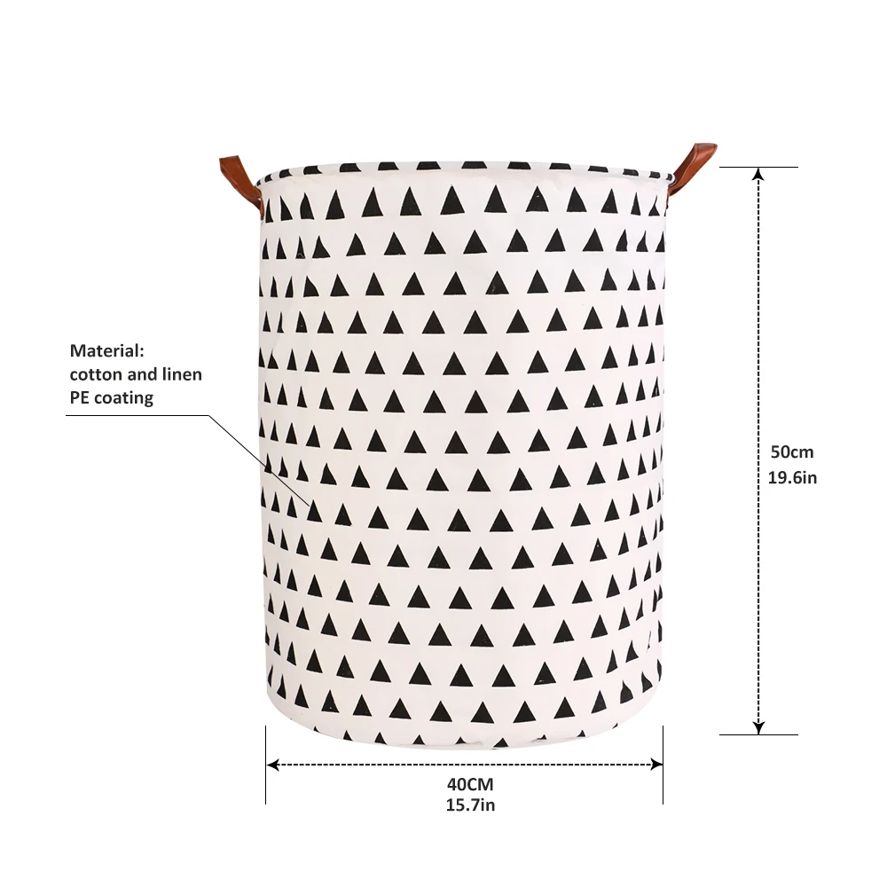 Foldable Laundry Basket Large Capacity Laundry Hamper Dirty Clothes Storage Organizer Bucket Homehold Storage Bag