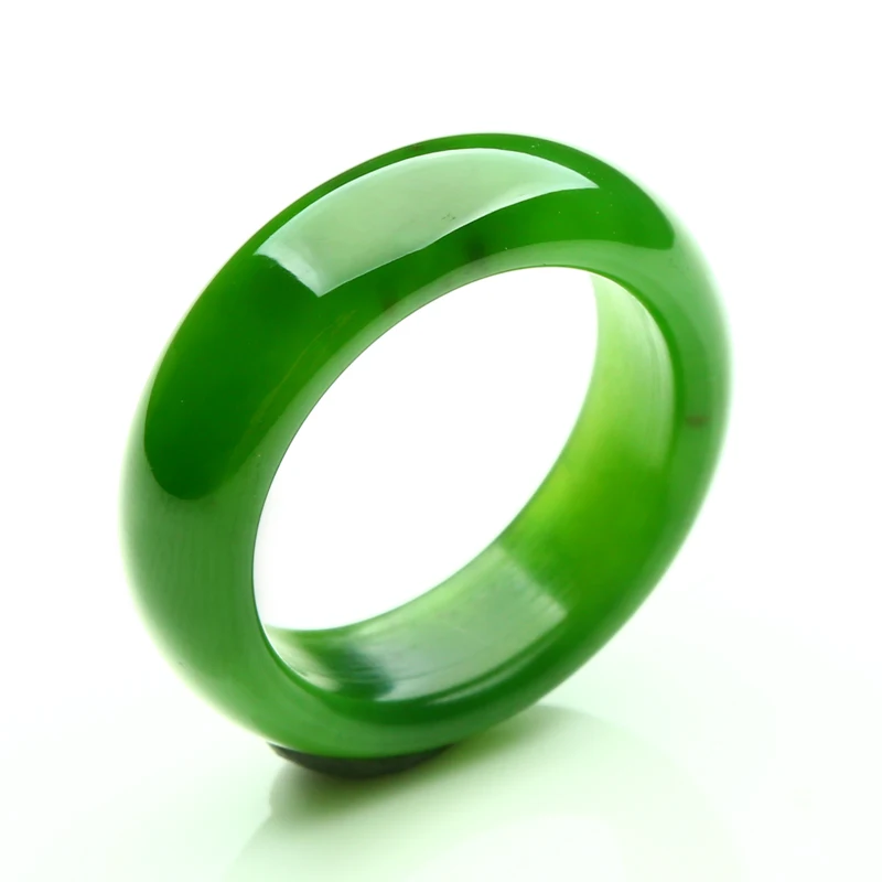 Натуральный нефритовый шпинат зеленый кольцо из яшмы мужчины и женщины и Hetian нефритовое кольцо подлинный нефритовый пояс сертификат разнообразие
