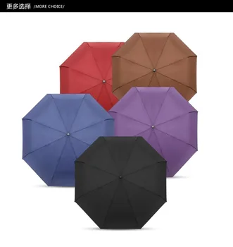 

Business Umbrella Men's Full-automatic Folding High Quality Umbrella Windproof Reverse Strandparasol Umbrella Foldable HH50YS