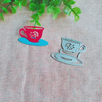 

Coffee Cup Metal Cutting Die Stencils Template for Embossing Scrapbooking Craft Paper Album Greeting Gift Cards Decor Die Cuts