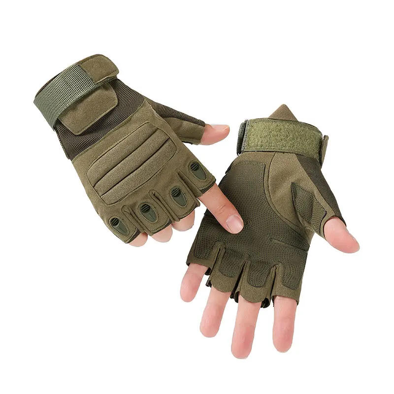 Outdoor Black Army Military Tactical Motorcycle ​Anti-Slip Full Finger Gloves US 