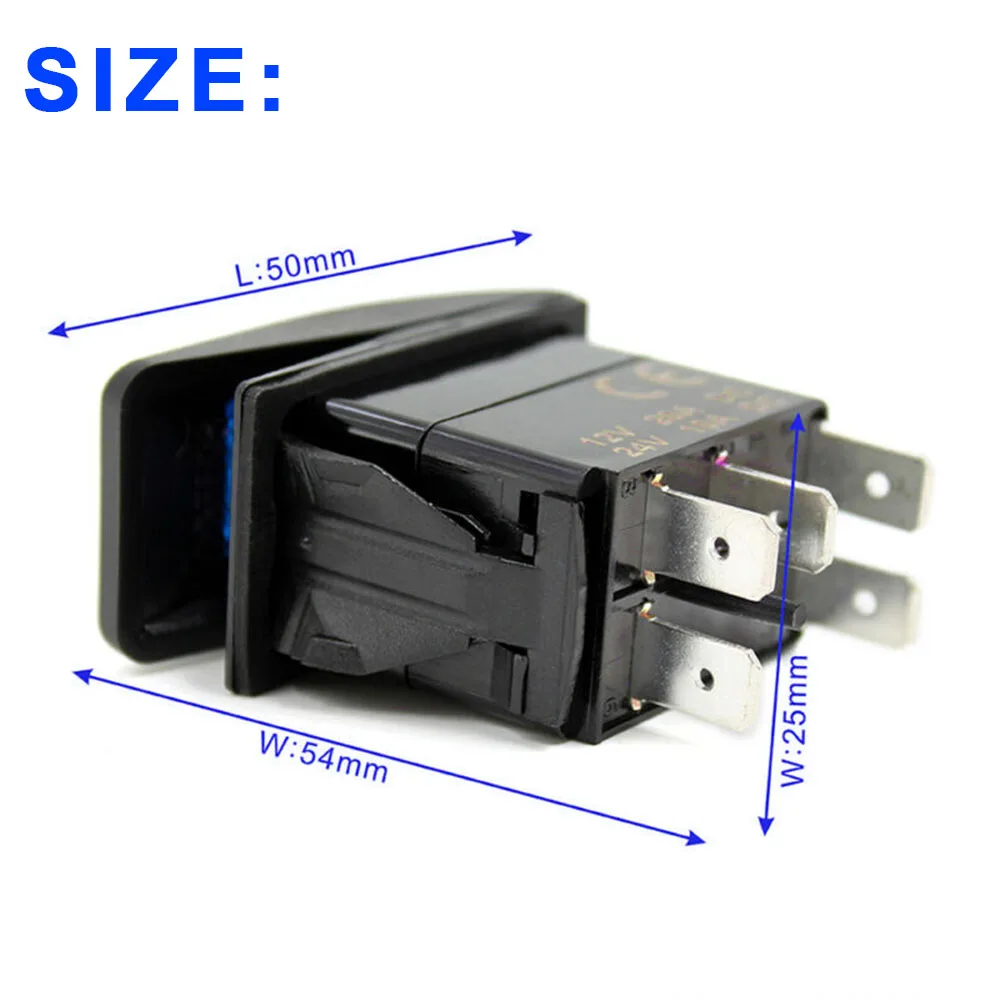 20A 12V синий лазерный гравированный светодиодный перекидной переключатель