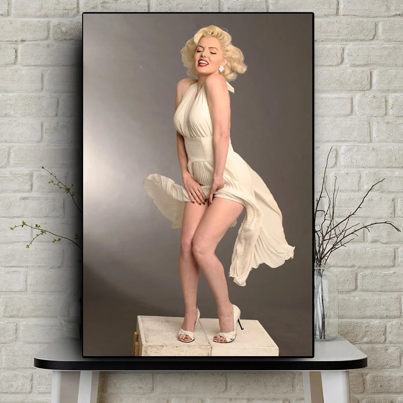 

Marilyn Monroe Sexy Lady Women Oil Painting on Canvas Posters and Prints Cuadros Wall Art Pictures For Living Room