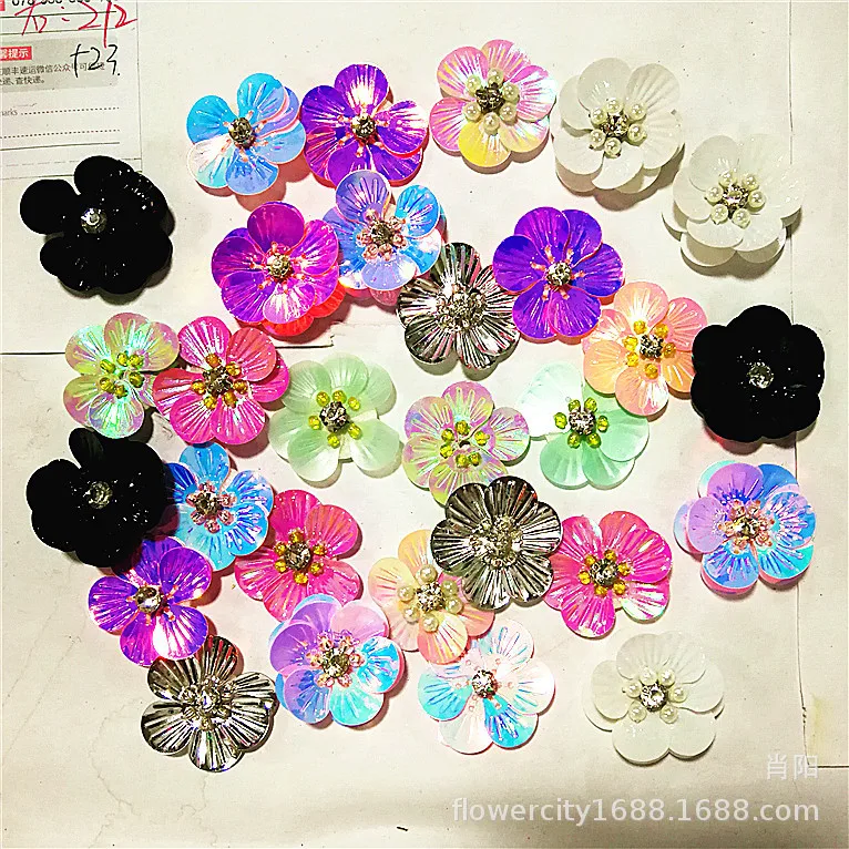 

Handmade Beading Sequin Shoes Flower Chest Bow Tie Clothes Accessories Fashion New Style Hat Accessories