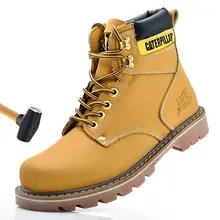 yellow combat boots