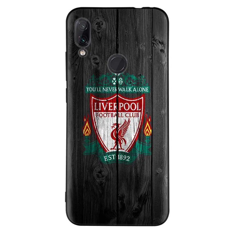 Популярный черный чехол Liverpool Club для Xiao mi Red mi Note 8 7 7S 7A 6 S2 GO K20 Pro+ 6A mi 6X 5X A1 CC 9 8 мягкий чехол для телефона