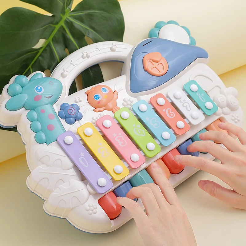 

Children Music qiao qin Dual-Mode Octave Toy Piano Baby Musical Instrument Toy Douyin Celebrity Style