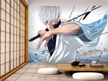 

[Self-Adhesive] 3D GinTama 55598063 Japan Anime Wall Paper mural Wall Print Decal Wall Murals
