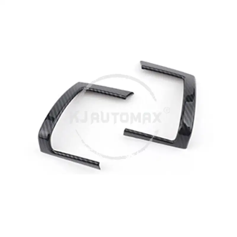 KJAUTOMAX для Mini Cooper F55 F56 F57 Центральная розетка украшения Черный углеродного волокна Текстура ABS 2 шт
