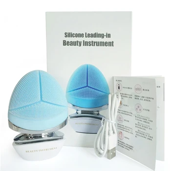 

Professional Vibration Electric Facial Cleansing Face Washing Brush Skin Blackhead Remover Pore Cleaner Waterproof Silicone