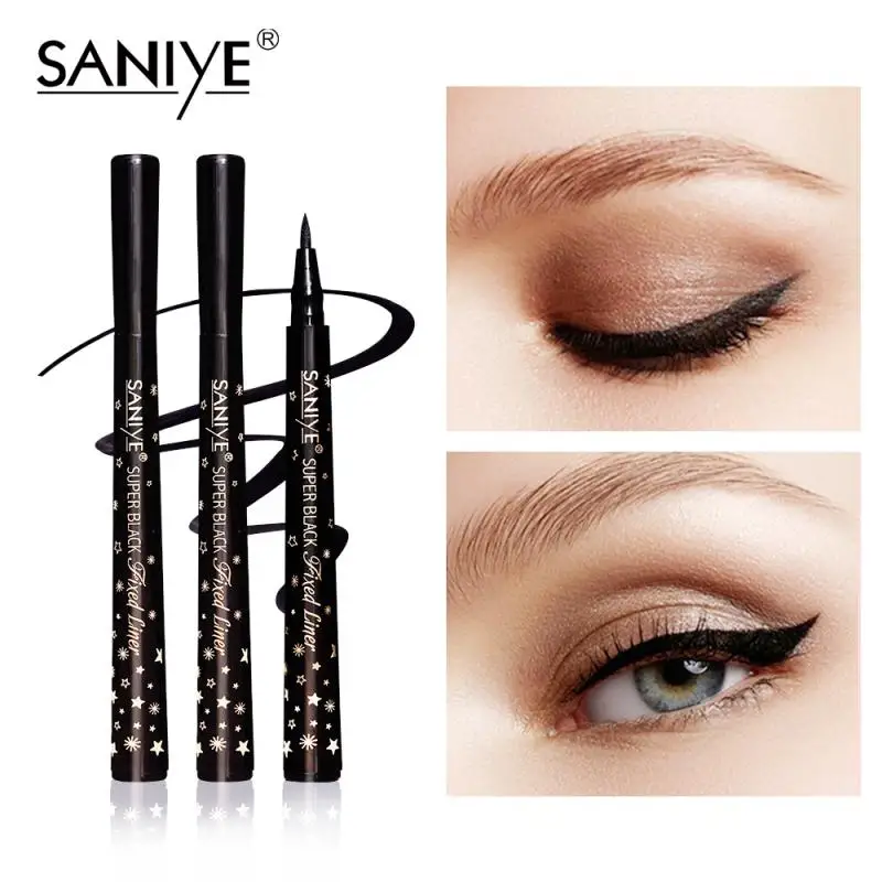 Star Eyeliner Is Waterproof Not Easy To Smudge Apply Makeup Discolor Liquid Pen Maquiagem TSLM1 |