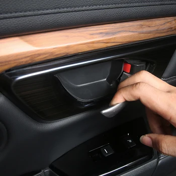 

Car Door Handle Trim Decal Frame Sticker for Honda CRV 2017 2018 2019 2020 interior Accessories CarStyling