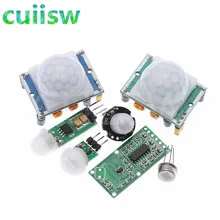 1 Uds HC-SR501 HC-SR505 AM312 ajuste IR infrarrojos piroeléctrico Mini PIR módulo Detector Sensor de movimiento soporte para módulo para arduino