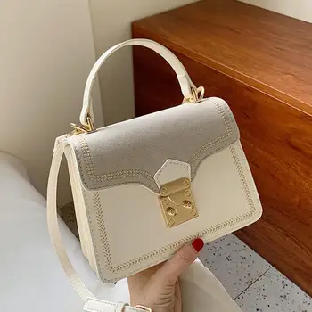 

Elegant Female Tote bag 2019 Fashion New High Quality PU Leather Women's Designer Handbag Lock Shoulder Messenger Bag Purses