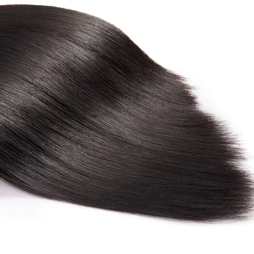 [HJ Weave beauty] волосы OneCut "-40" P перуанские прямые пучки волос девственные необработанные волосы для наращивания натуральный цвет