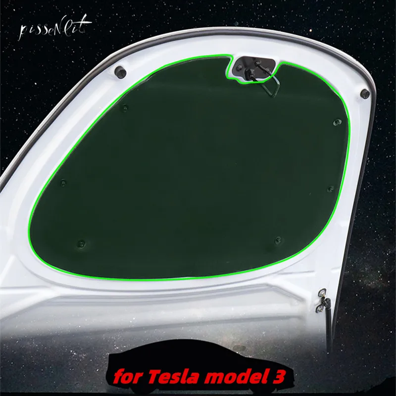 For Tesla Model 3 Car Accessories Hood Sound Heat Insulation Cotton,sound proof mat,sound insulation mat,soundproofing cotton,sound insulation cotton