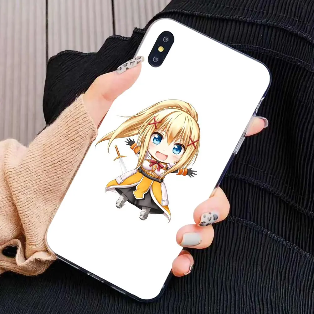 Мягкий чехол для Huawei Mate Honor 4C 5C 5X 6X 7 7A 7C 8 9 10 8C 8X 20 Lite Pro Dark konosuba anime | Мобильные