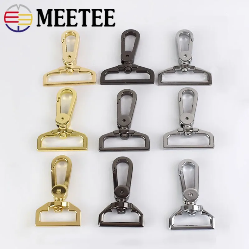 4 шт. Meetee 25/32/38 мм ремешки пряжки ремешка триггерные зажимы защелка крючок для