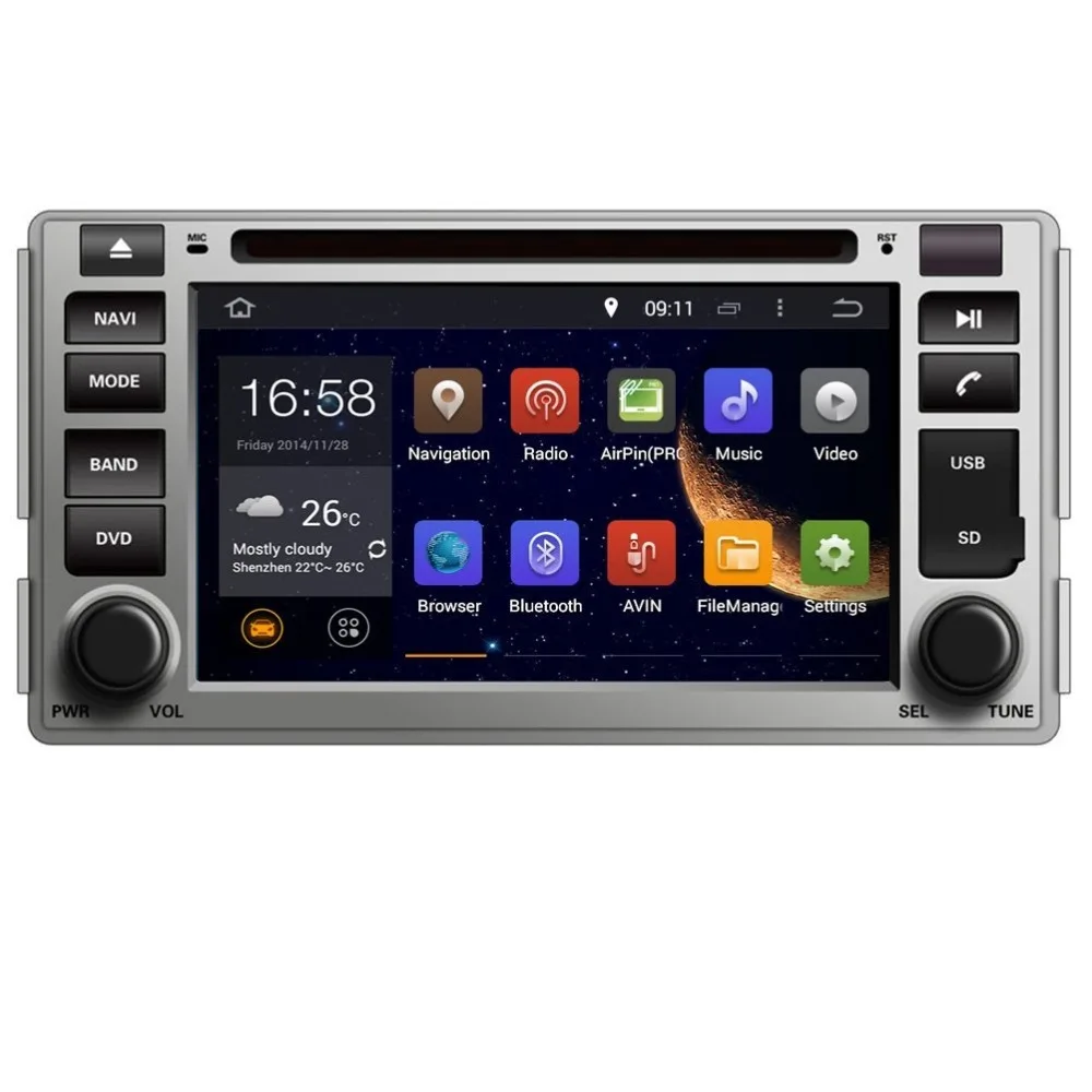 Автомобильный DVD-плеер с gps-навигацией Android 9 0 головное устройство для автомобиля