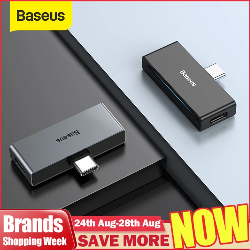 Baseus L57 Тип USB c адаптер кабель Переходник на 3 5 мм aux аудио наушников с PD 18 Вт быстрой