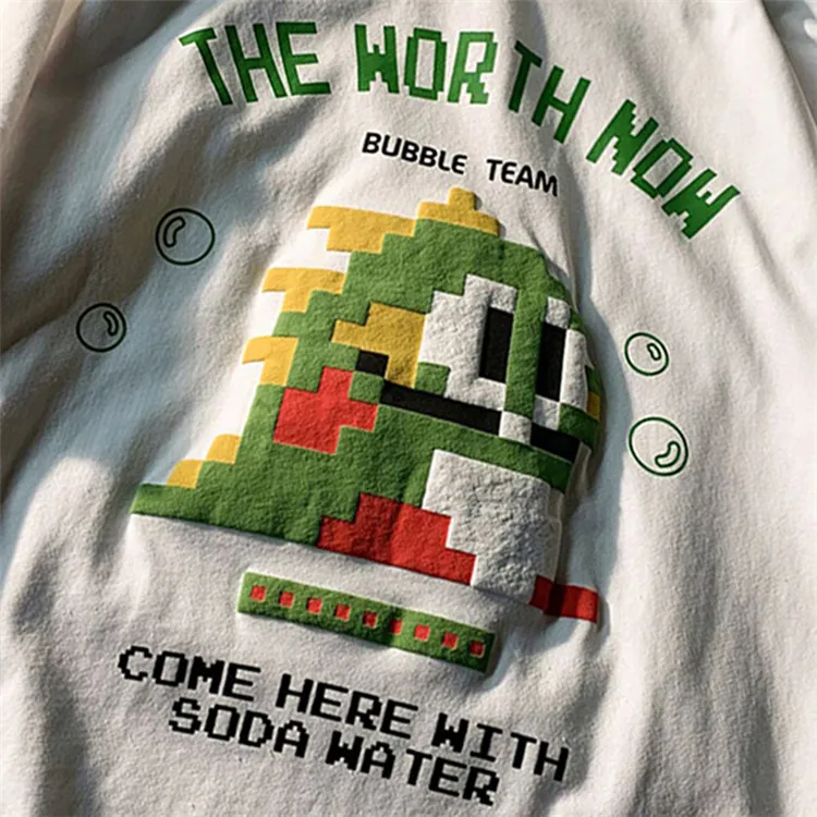 Cute Little Dinosaur Pattern Printed T-Shirt Summer Loose Large Size Multi-Color Cartoons Japanese Tops Y2k Casual Cotton Tees Cute Little Dinosaur Pattern Printed T-Shirt Summer Loose Large Size Multi-Color Cartoons Japanese Tops Y2k Casual Cotton Tees