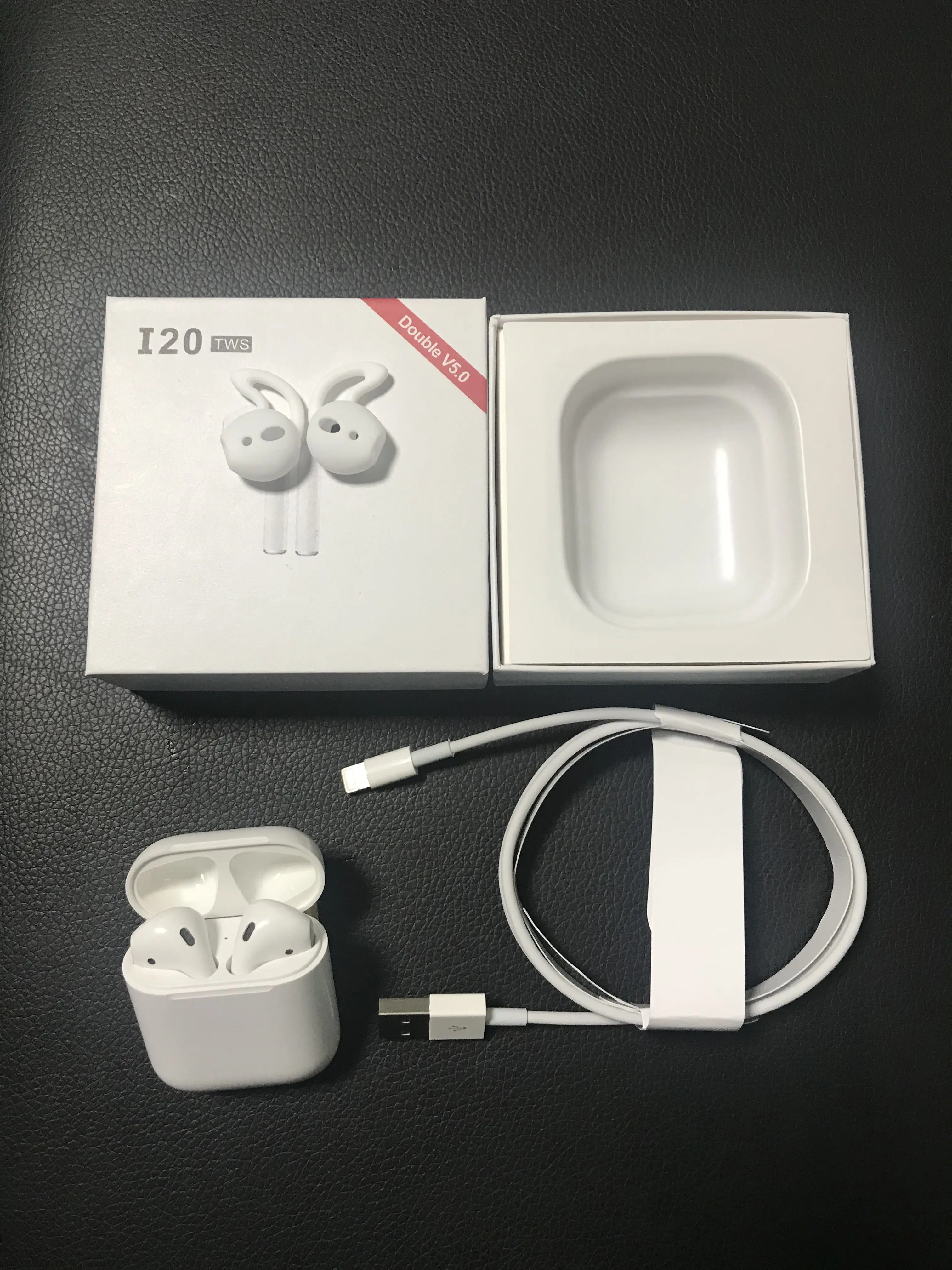 Высокое качество I20 Tws I13 Tws гарнитура I10 Tws Bluetooth I7s Tws гарнитура I9s беспроводные наушники I12 наушники с зарядным устройством - Цвет: i20