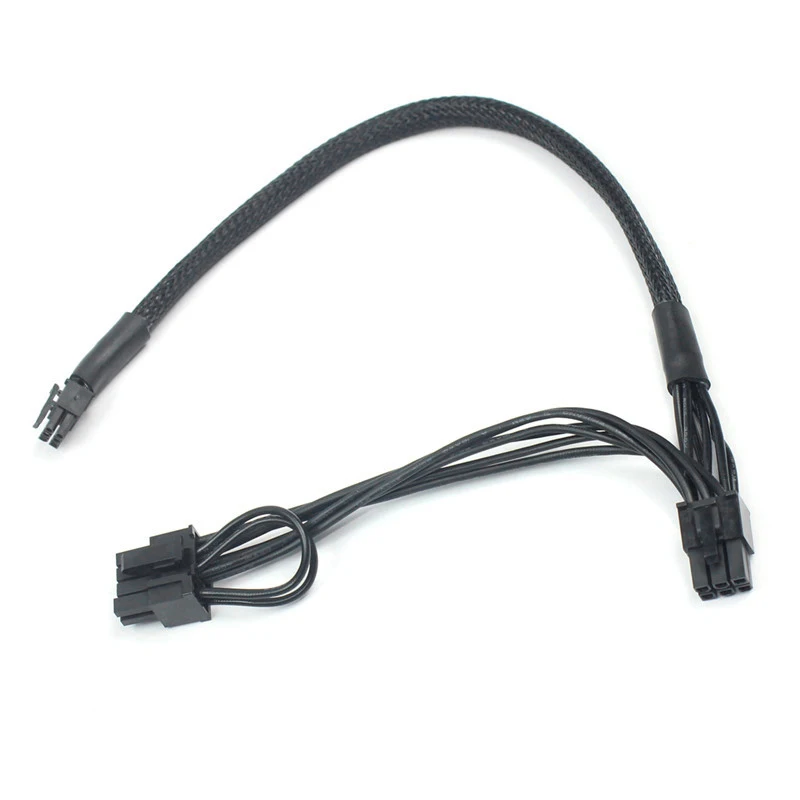 Мини 6Pin к Pci E 6 + 2Pin двойной порты видеокарта кабель питания для G5/Mac Pro| |