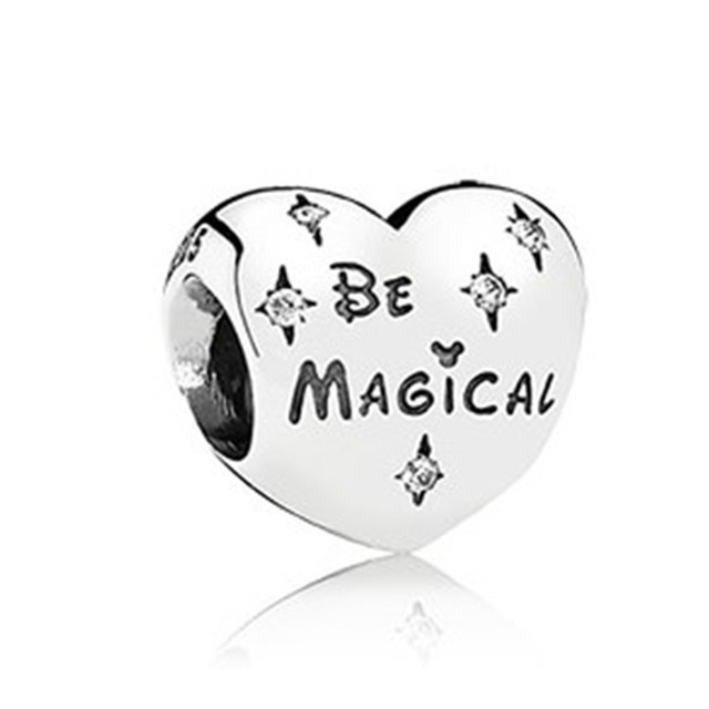 New Diy Acessories Valentine's Day Rose Heart Padlock Bead Fit Original Pandora Charms Bracelet Jewelry Sterling Silver 925