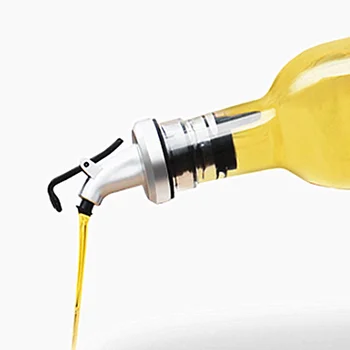 

New Oil Bottle Stopper Vinegar Bottles Can ABS Lock Plug Seal Leak-proof Food Grade Plastic Nozzle Sprayer Liquor Dispenser Wine