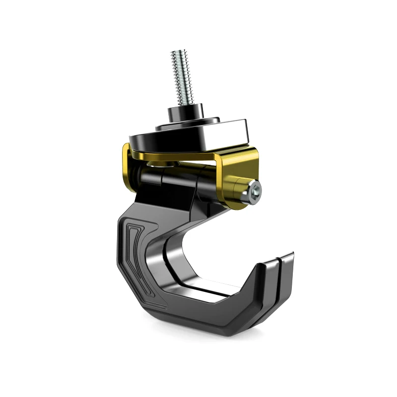Цвет: желтый Hanger Hook For Xiaomi M365 Accessories Aluminum Alloy Double Hook Luggage Mount Electric Scooter Parts Bag Bottle Holder Hook - Цвет: Цвет: желтый