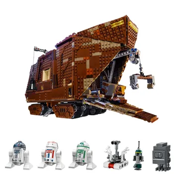 

3290Pcs Lepining 05038 Star Toys Wars Compatible with 75059 Cavegod UCS Sandcrawler Assembly Model Building Blocks Bricks Kids G
