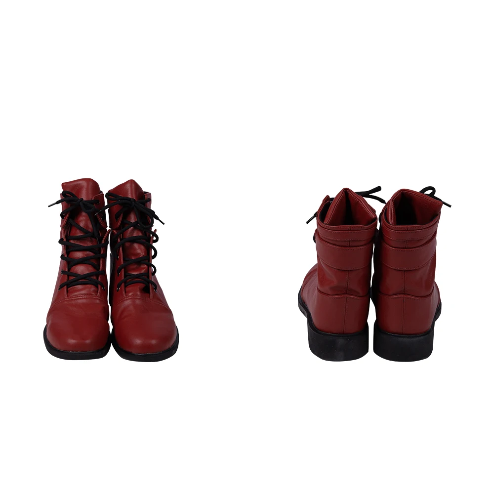 

ManLuYunXiao Cosplay Red Martin Boots Tifa Lockhart Costume Anime Game Women Final Fantasy VII Remake Cosplay Halloween Shoes