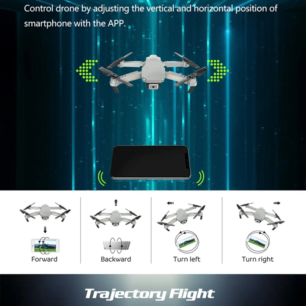 GD89 PRO wifi FPV складной Радиоуправляемый Дрон с 4K широкоугольной камерой альтитута режим удержания Вертолет Самолет VS E58