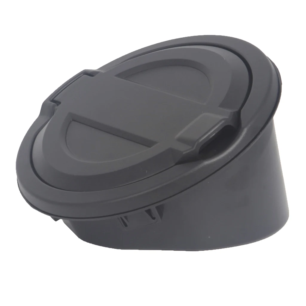 Aluminum Non-Locking Fuel/Gas Door Cover with Lock Assembly for 2007-2019 Jeep Wrangler JK