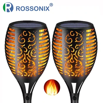 

2pcs/lot 96 LED Solar Light Outdoor Flame Torch Lamp Solar Garden Light Flickering Lamp Courtyard Balcony Lawn Path Spotlight