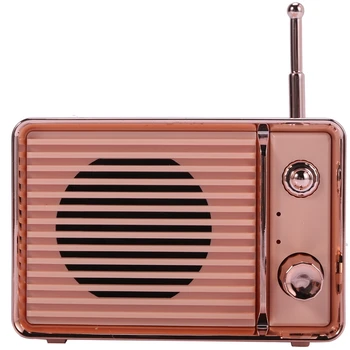 

Mini Portable Bluetooth Speaker Retro Mini Wireless Stereo Speaker for Home/Travel/Outdoor